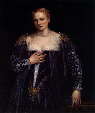 Portrait of a Venetian Woman (La Belle Nani) in study