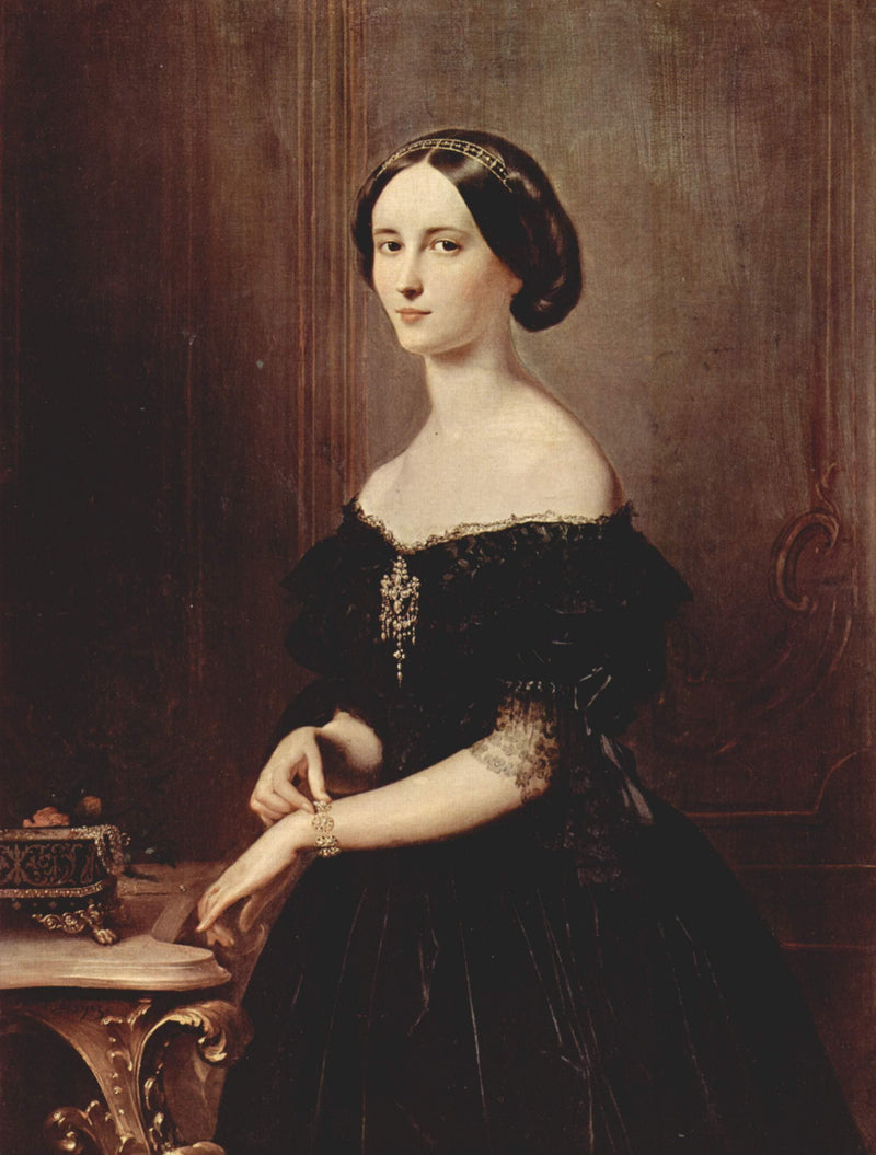 Portrait of a Venetian woman by Francesco Hayez — Oil Painting Reproduction