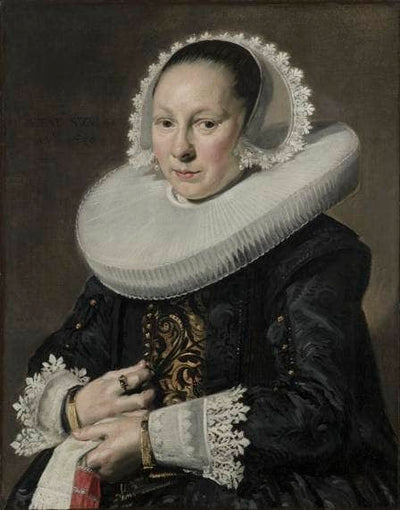 Portrait of a woman in dining room