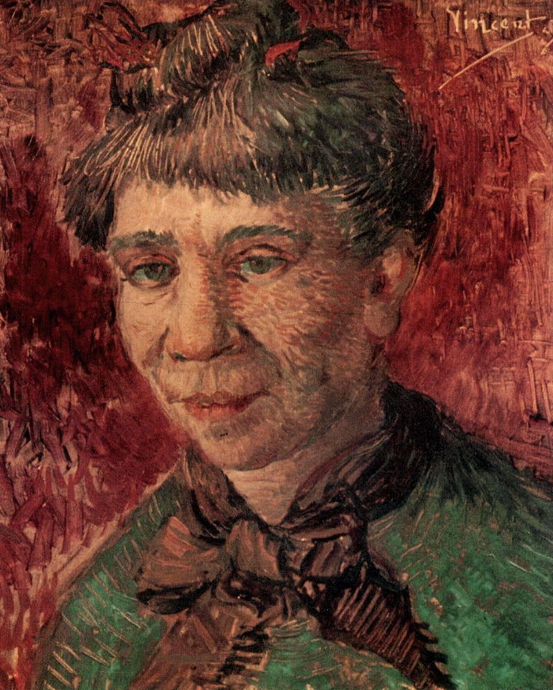 Portrait of a Woman (Madame Tanguy) by Vincent van Gogh — Oil Painting Reproduction