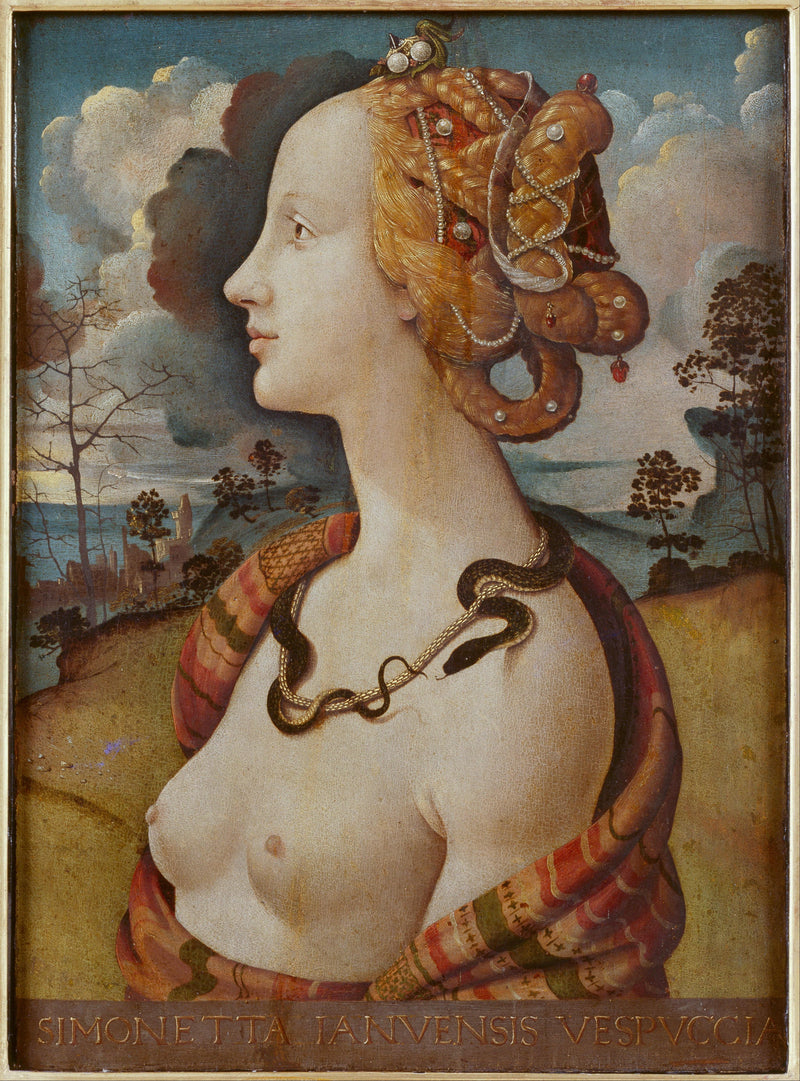 Portrait of a Woman, said to be of Simonetta Vespucci by Piero di Cosimo — Oil Painting Reproduction