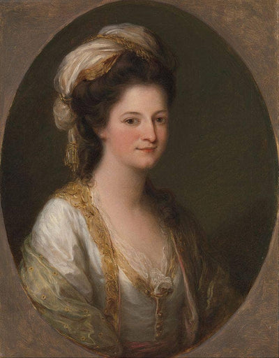 Portrait of a woman, traditionally identified as Lady Hervey in apartment