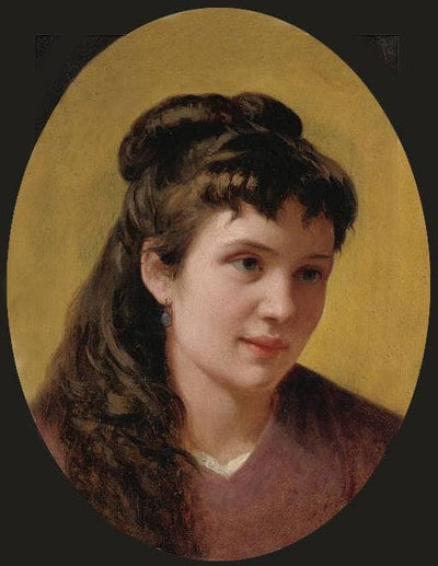 Portrait of a woman in master bedroom