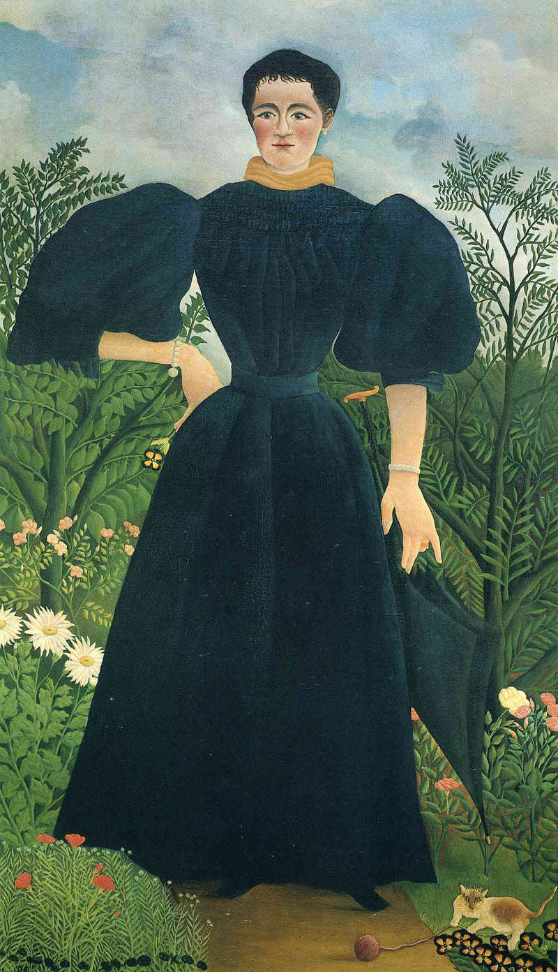 Portrait of a Woman by Henri Rousseau — Oil Painting Reproduction