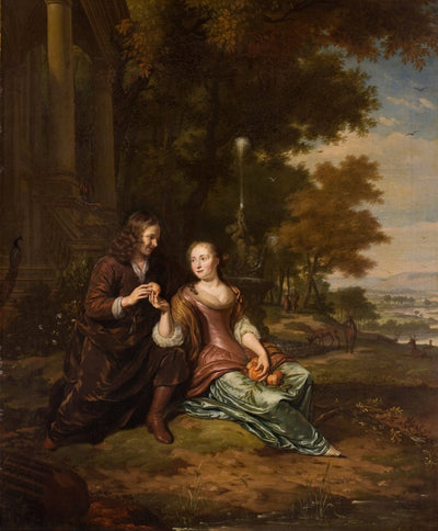 Portrait of a Young Couple in bedroom