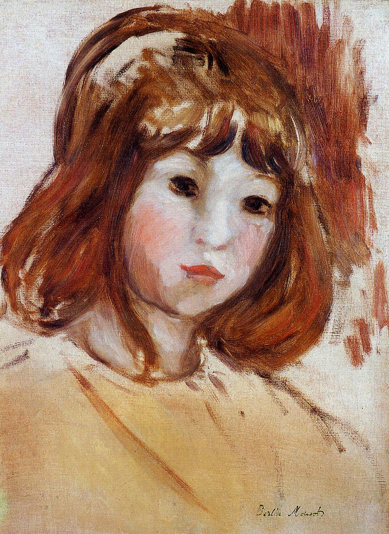 Portrait of a Young Girl by Berthe Morisot — Oil Painting Reproduction