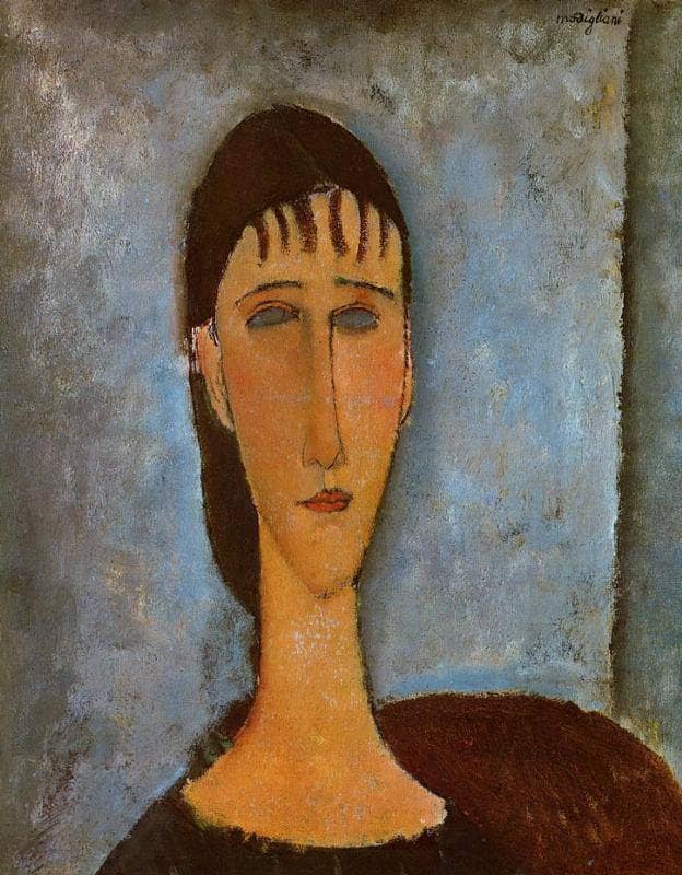 Portrait of a Young Girl by Amedeo Modigliani — Oil Painting Reproduction