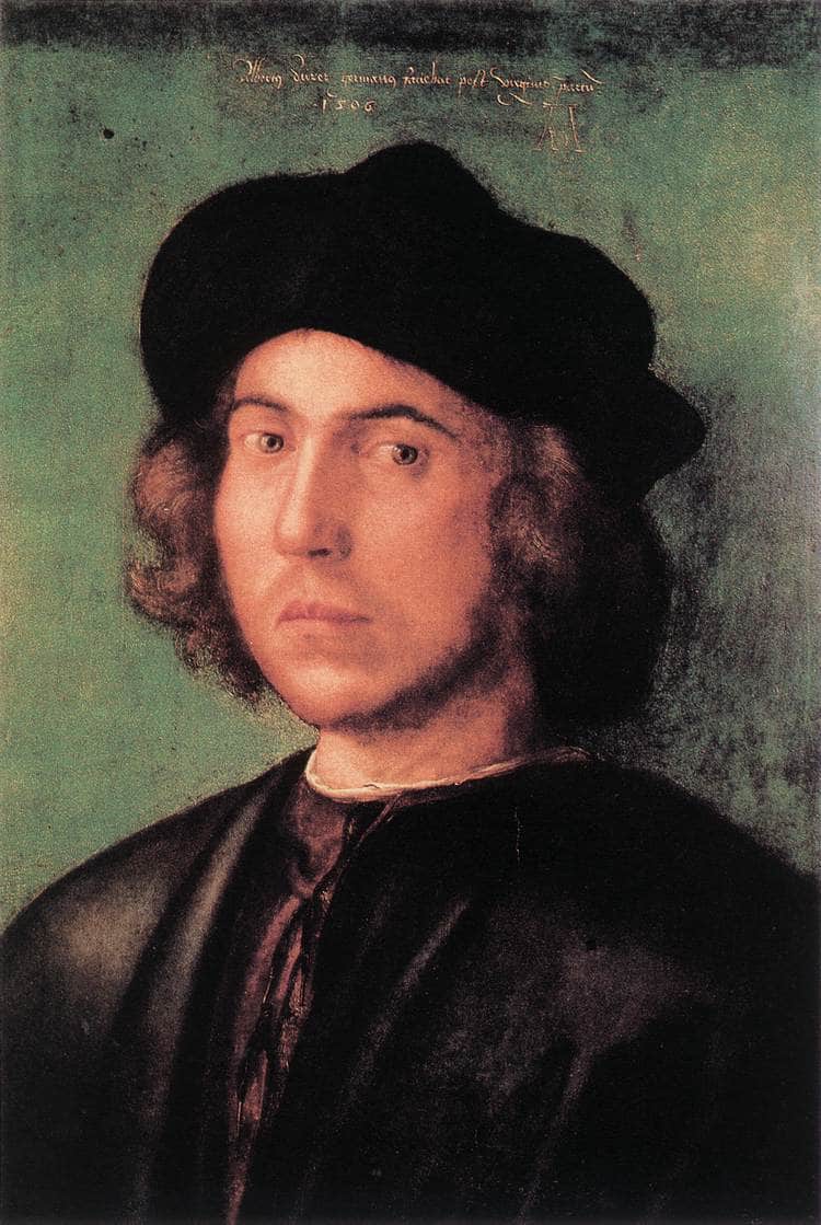 Portrait of a Young Man by Albrecht Durer — Oil Painting Reproduction