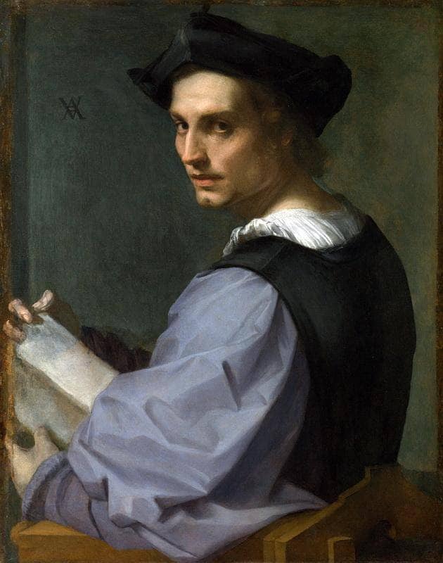 Portrait of a Young Man by Andrea del Sarto — Oil Painting Reproduction