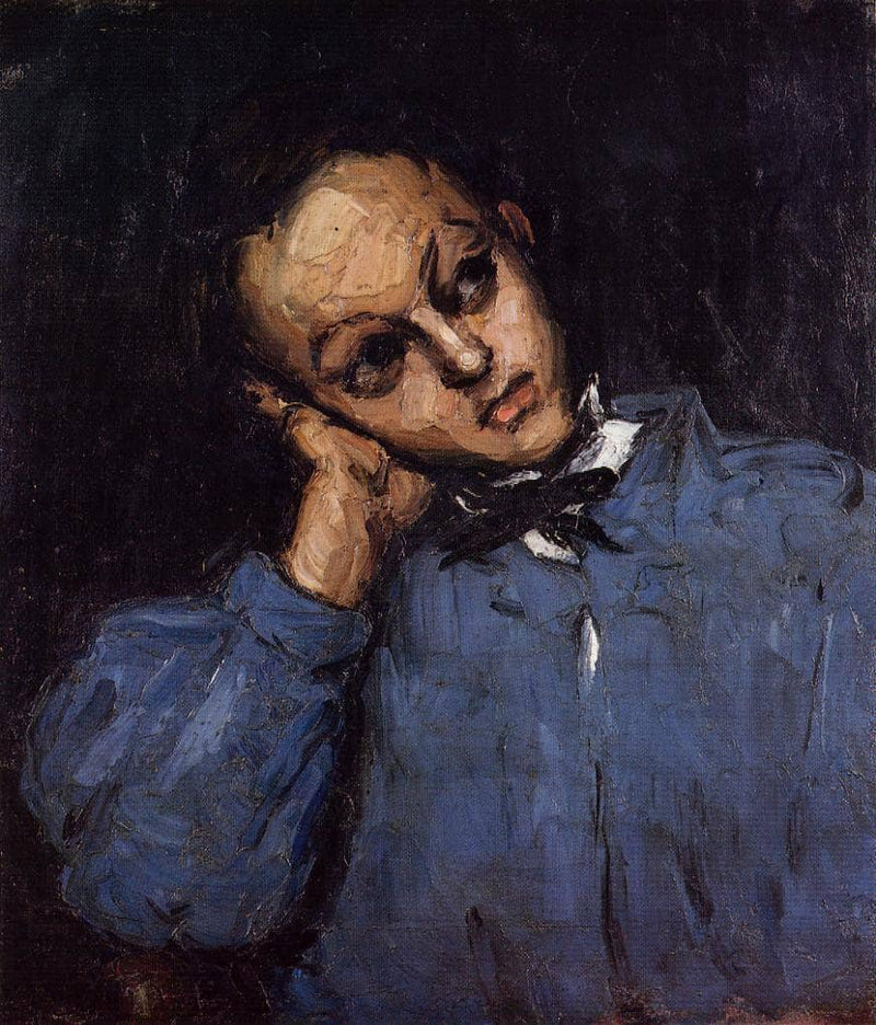 Portrait of a Young Man by Paul Cezanne — Oil Painting Reproduction