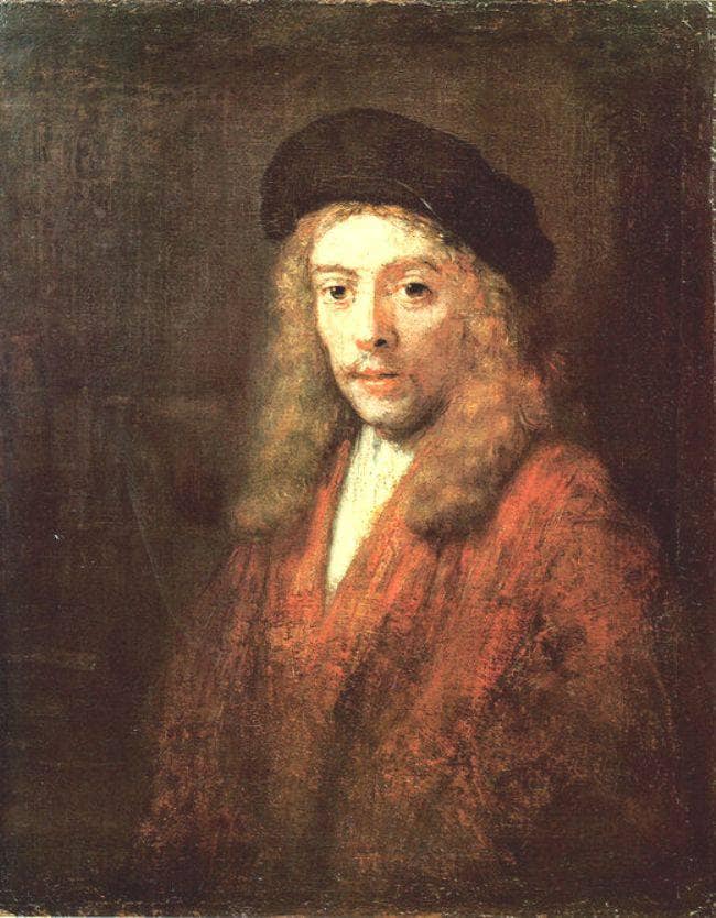 Portrait of a young man by Rembrandt — Oil Painting Reproduction
