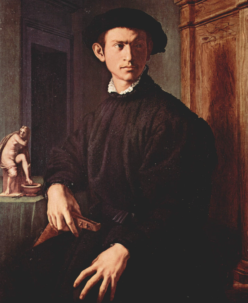 Portrait of a young man by Agnolo Bronzino — Oil Painting Reproduction
