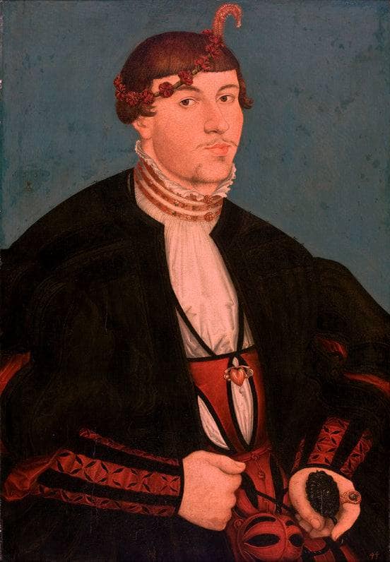 Portrait of a Young Nobleman by Lucas Cranach the Elder — Oil Painting Reproduction