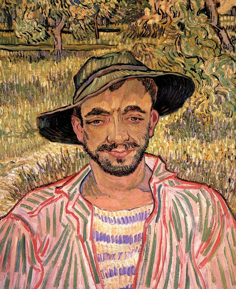 Portrait of a Young Peasant by Vincent van Gogh — Oil Painting Reproduction