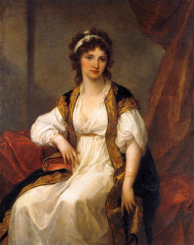 Portrait of a Young Woman in study