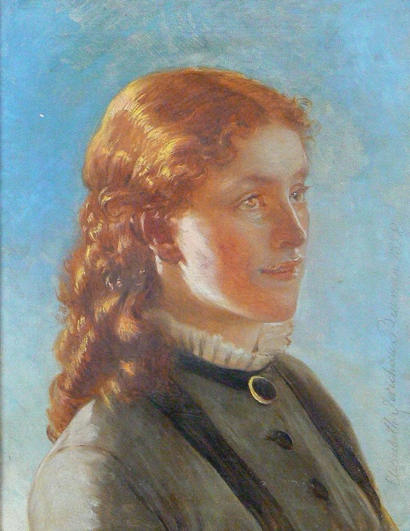Portrait of a Young Woman by Elisabeth Jerichau-Baumann — Oil Painting Reproduction