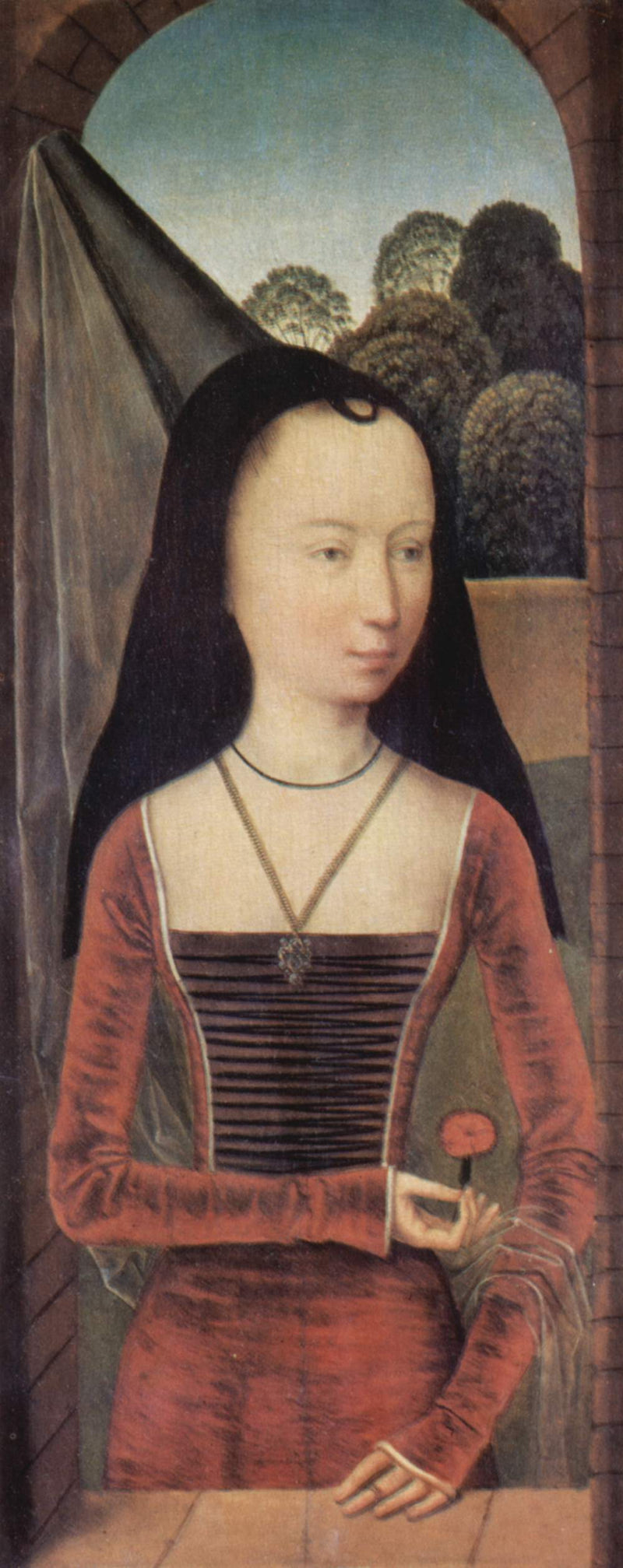 Portrait of a young woman by Hans Memling, Oil Painting Reproduction