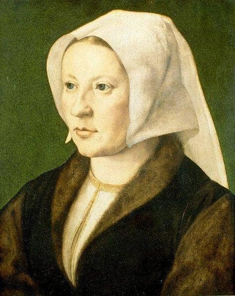 Portrait of a young woman by Mabuse — Oil Painting Reproduction