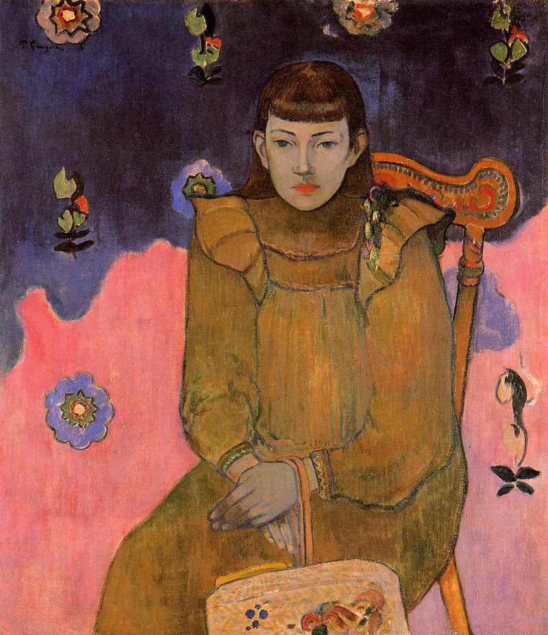 Portrait of a Young Woman, Vaite (Jeanne) Goupil by Paul Gauguin — Oil Painting Reproduction