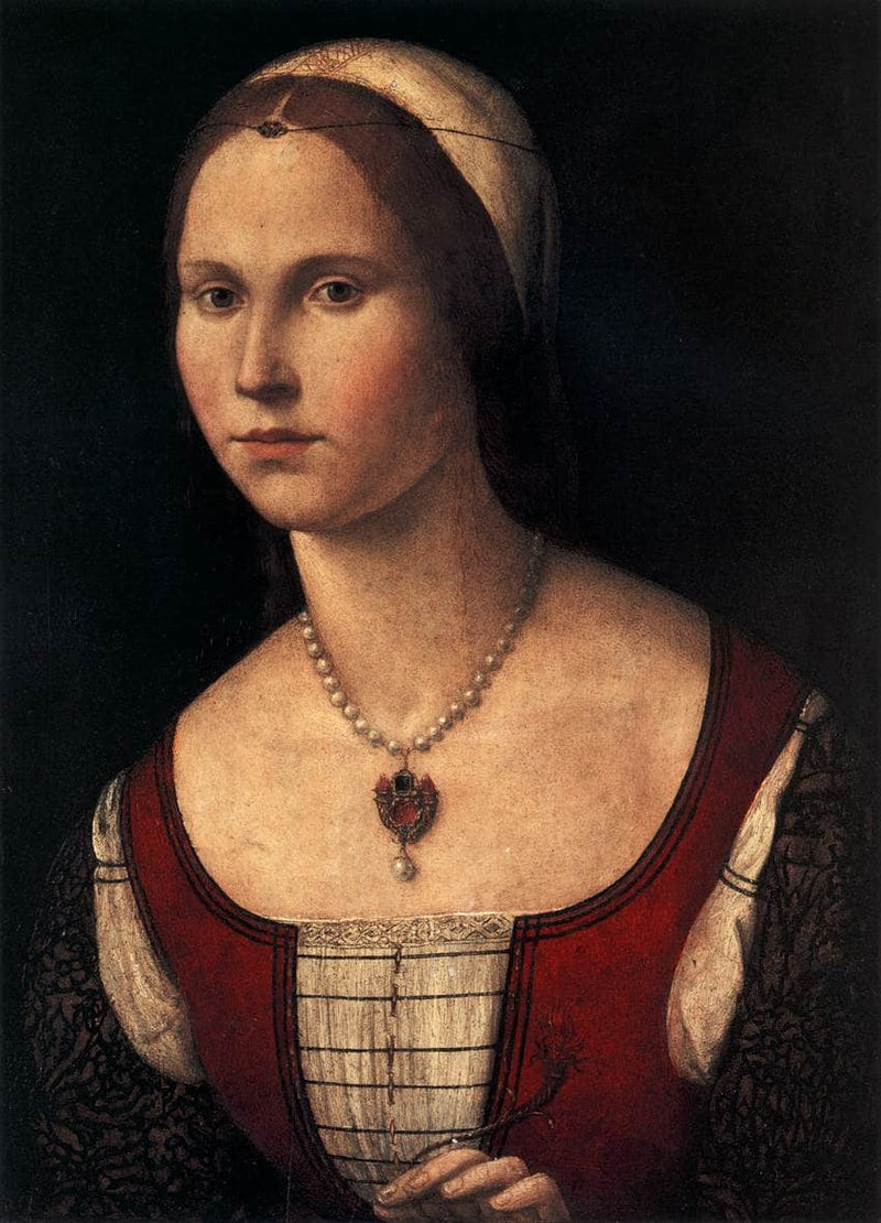 Portrait of a Young Woman by Vittore Carpaccio — Oil Painting Reproduction