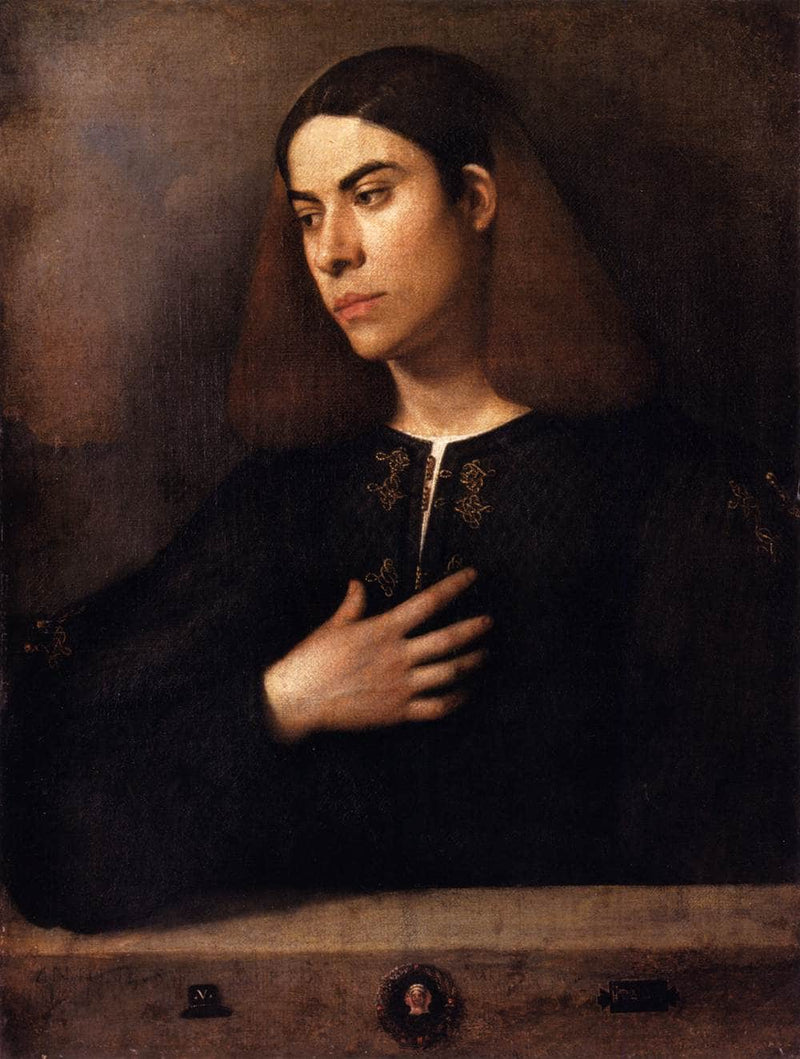 Portrait of a Youth (Antonio Broccardo) by Giorgione — Oil Painting Reproduction