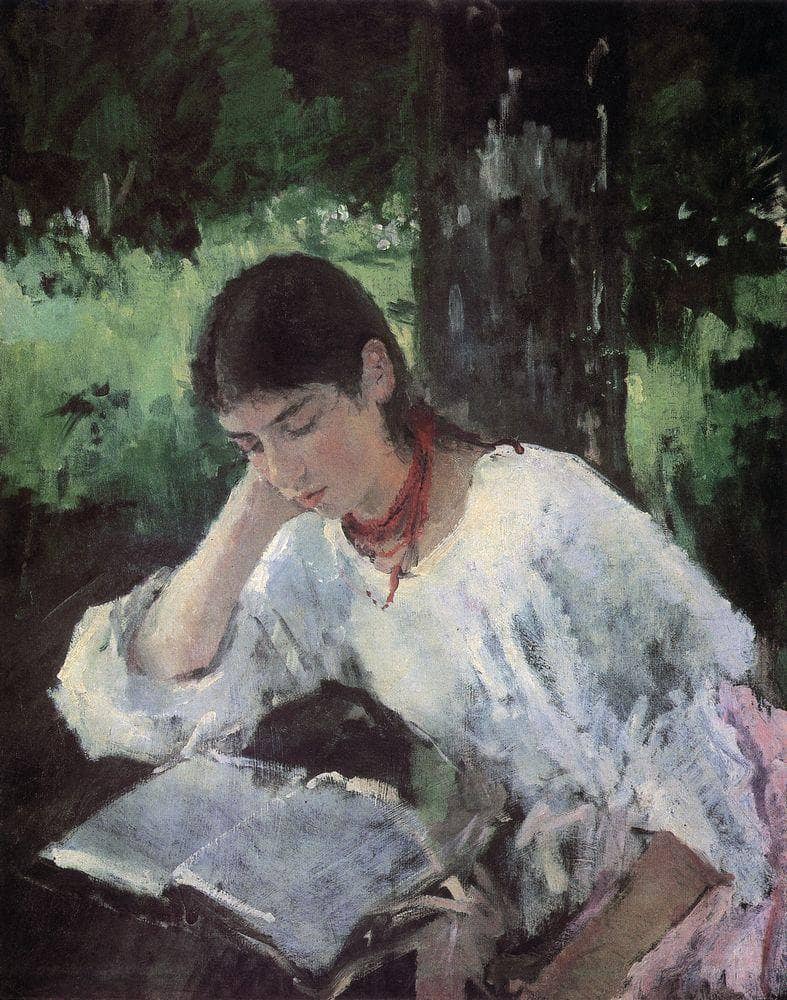 Portrait of Adelaida Simonovich by Valentin Serov — Oil Painting Reproduction