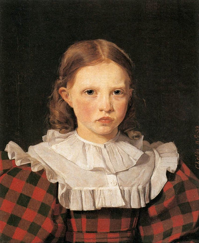 Portrait of Adolphine Købke, Sister of the Artist in hallway