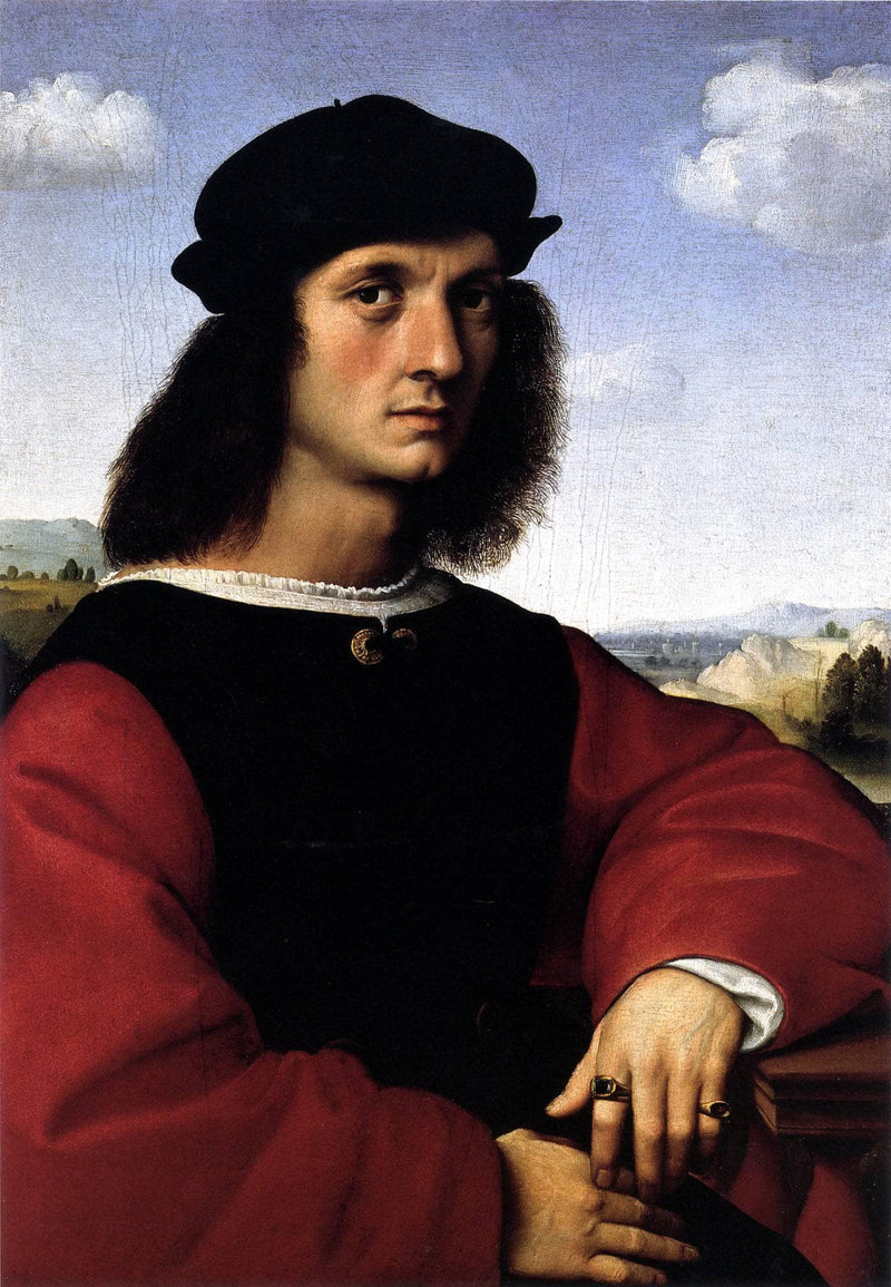 Portrait of Agnolo Doni by Raphael — Oil Painting Reproduction