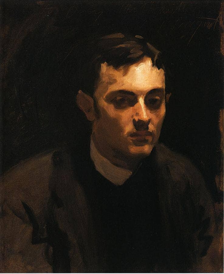 Portrait of Albert de Belleroche by John Singer Sargent — Oil Painting Reproduction