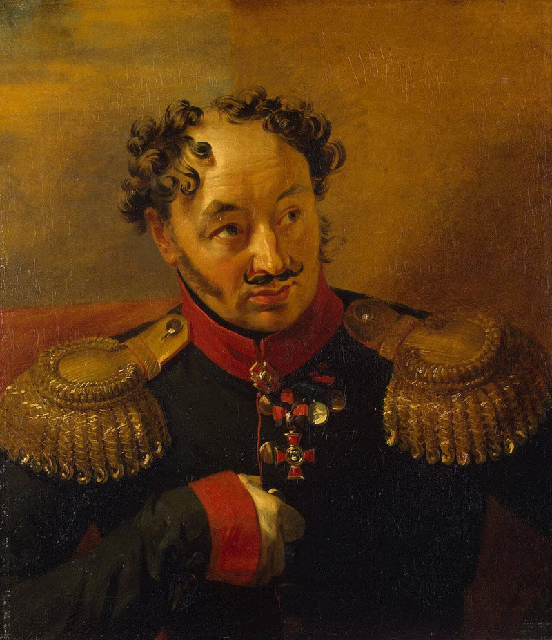 Portrait of Alexander N. Ryleyev by George Dawe — Oil Painting Reproduction