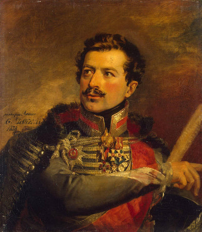Portrait of Alexander N. Seslavin in hallway