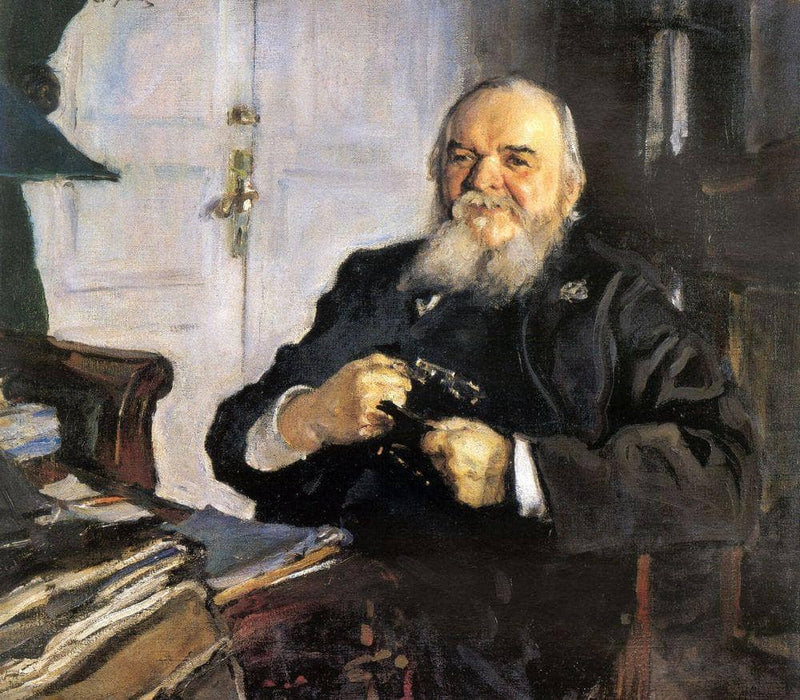 Portrait of Alexander Turchaninov by Valentin Serov — Oil Painting Reproduction
