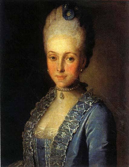 Portrait of Alexandra Perfilyeva, née Countess Tolstaya by Carl-Ludwig Johann Christineck — Oil Painting Reproduction
