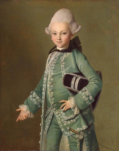 Portrait of Alexey Bobrinsky as a Child in master bedroom