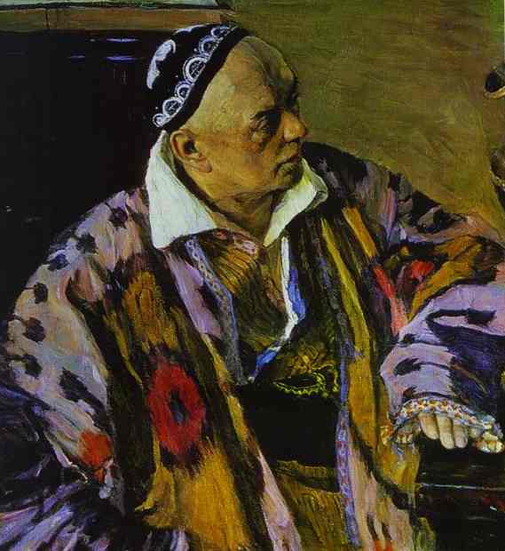 Portrait of Alexey Shchusev by Mikhail Nesterov — Oil Painting Reproduction
