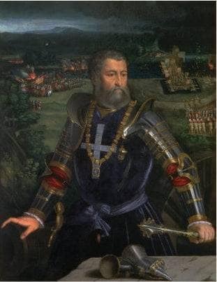 Portrait of Alfonso I d'Este by Dosso Dossi — Oil Painting Reproduction