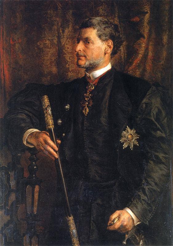 Portrait of Alfred Potocki by Jan Matejko — Oil Painting Reproduction