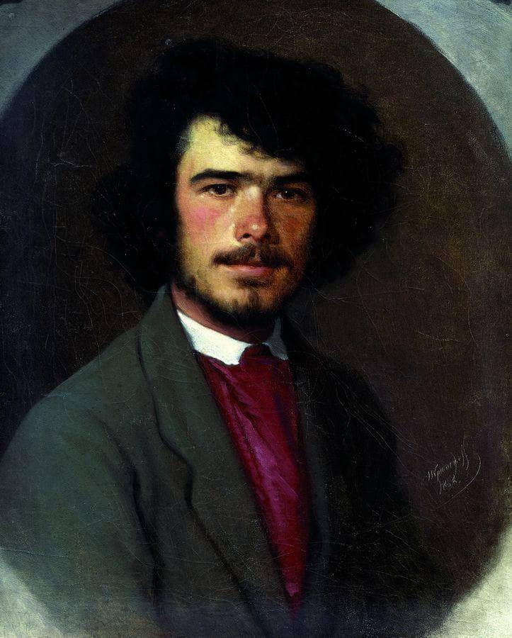 Portrait of an agronomist M.E. Vyunnikov by Ivan Kramskoy — Oil Painting Reproduction