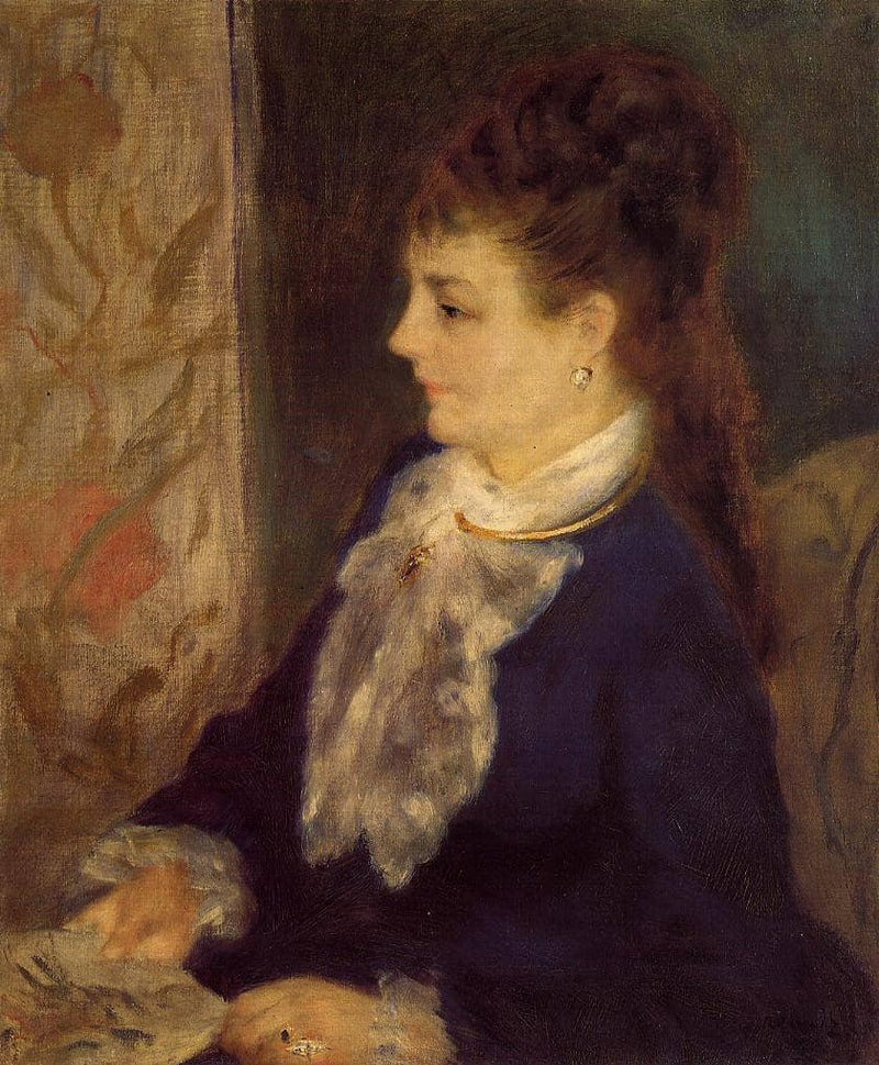 Portrait of an Anonymous Sitter by Pierre-Auguste Renoir — Oil Painting Reproduction