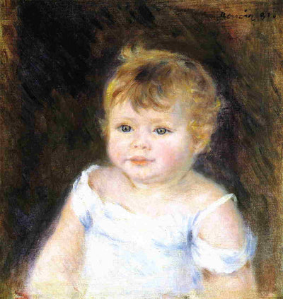 Portrait of an Infant in home office