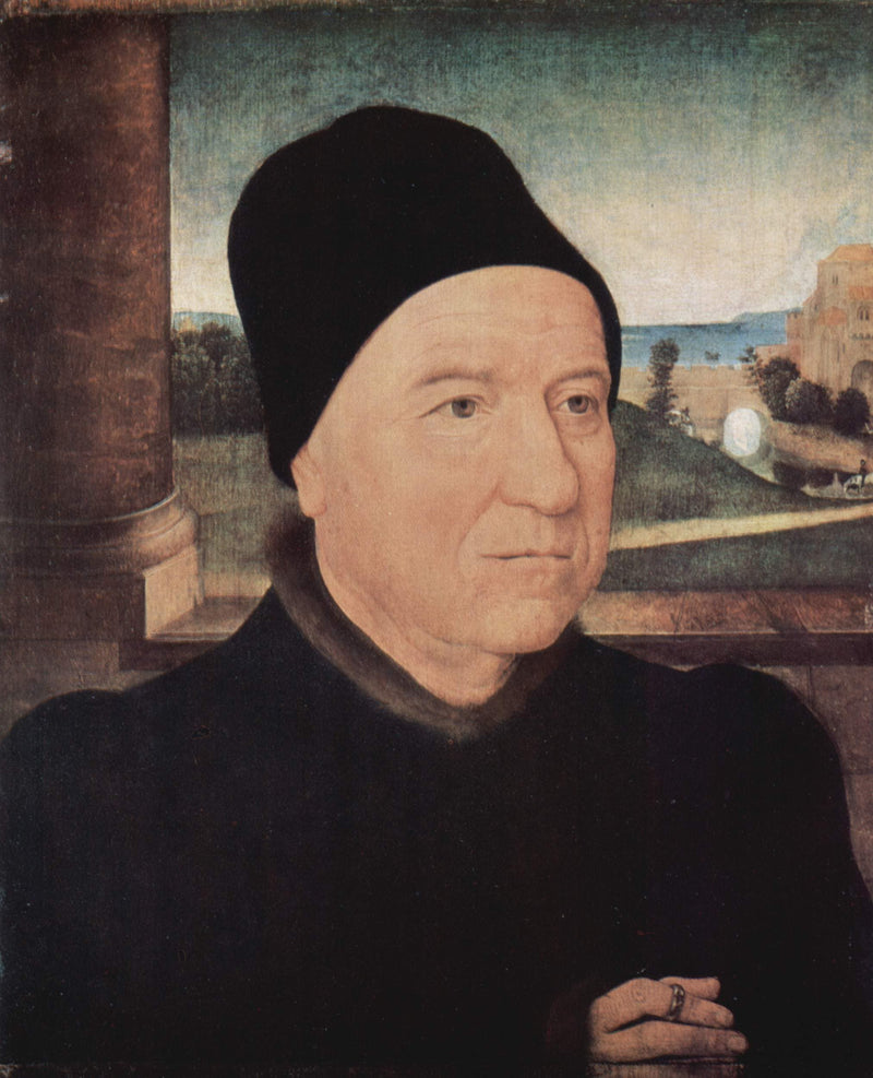 Portrait of an Old Man by Hans Memling — Oil Painting Reproduction