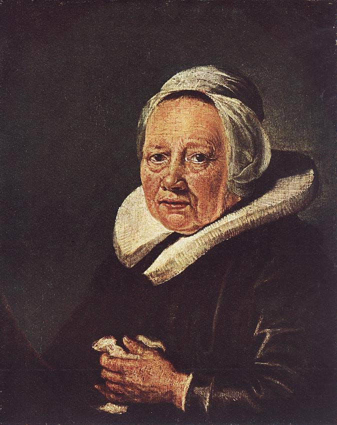 Portrait of an Old Woman by Gerrit Dou — Oil Painting Reproduction