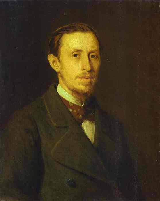Portrait of an Unknown Man by Ivan Kramskoy — Oil Painting Reproduction