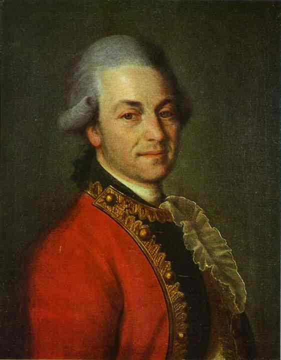 Portrait of an Unknown Man by Dmitry Levitzky — Oil Painting Reproduction