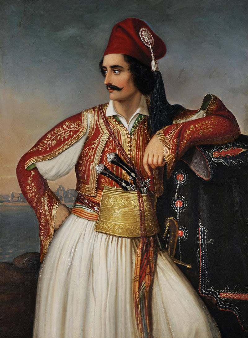 Portrait of Anagnostopoulos by Theodoros Vryzakis — Oil Painting Reproduction