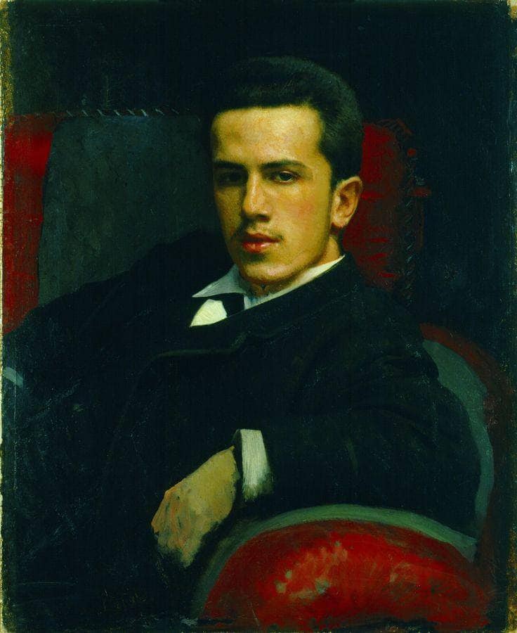Portrait of Anatoly Kramskoy, the Artist`s Son by Ivan Kramskoy — Oil Painting Reproduction