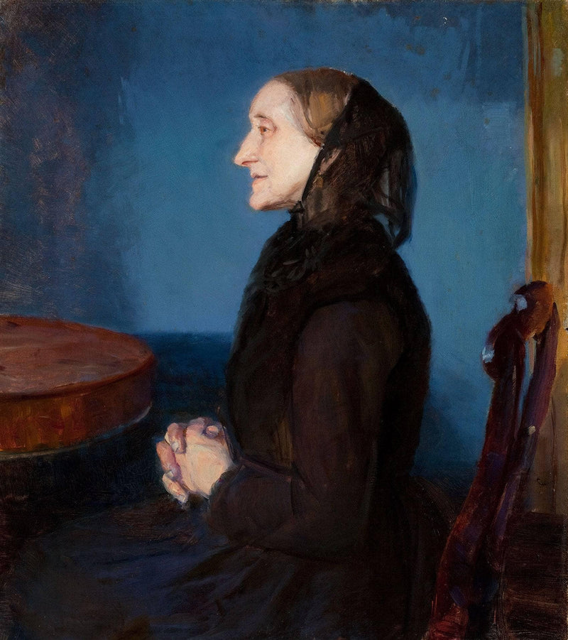 Portrait of Ane Hedvig Brøndum by Anna Ancher — Oil Painting Reproduction