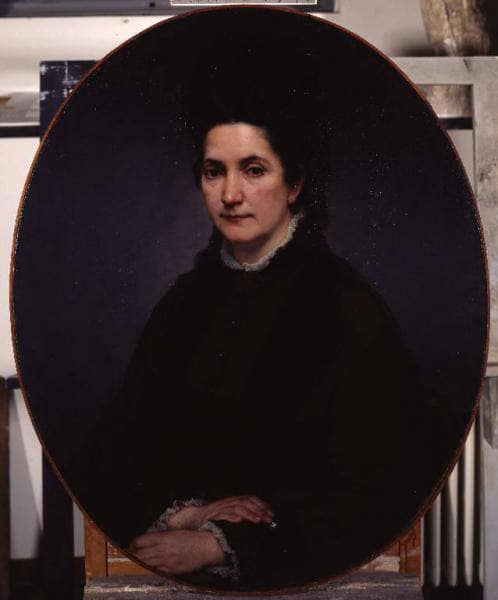 Portrait of Angiolina Rossi Hayez by Francesco Hayez — Oil Painting Reproduction