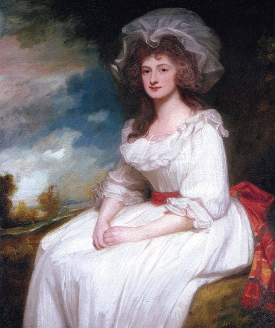 Portrait of Anne Rodbard, Mrs. Blackburn by George Romney — Oil Painting Reproduction