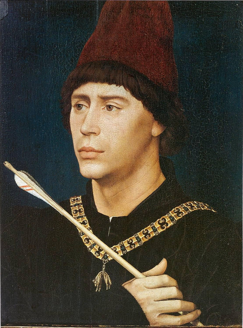 Portrait of Antoine, bastard of Burgundy by Rogier van der Weyden — Oil Painting Reproduction